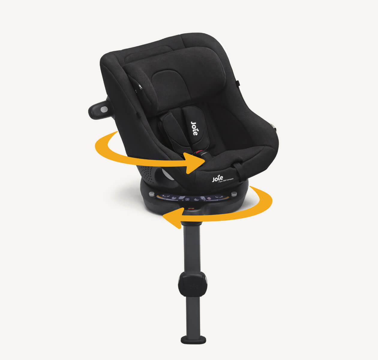 Joie i-Spin 360 ISOFIX Spinning Car Seat Coal Birth to 4 Years