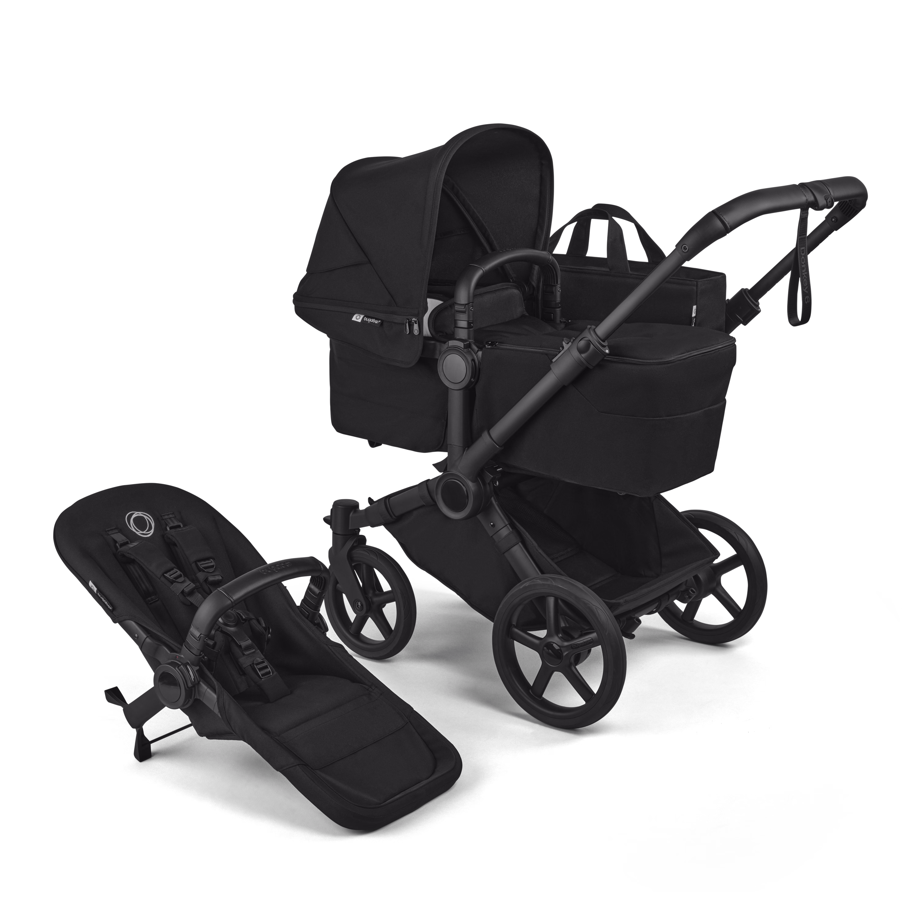 Bugaboo Donkey 6 Mono 2-in-1 Stroller Heritage Black Birth to 4 Years