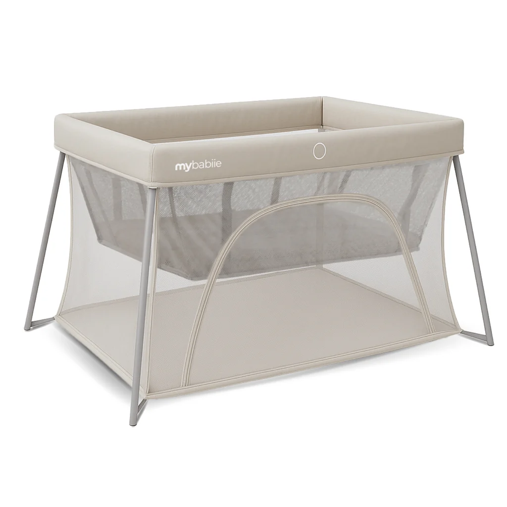 My Babiie MBTC3 Air Light 3-in-1 Travel Cot Ivory Birth to 3 Years