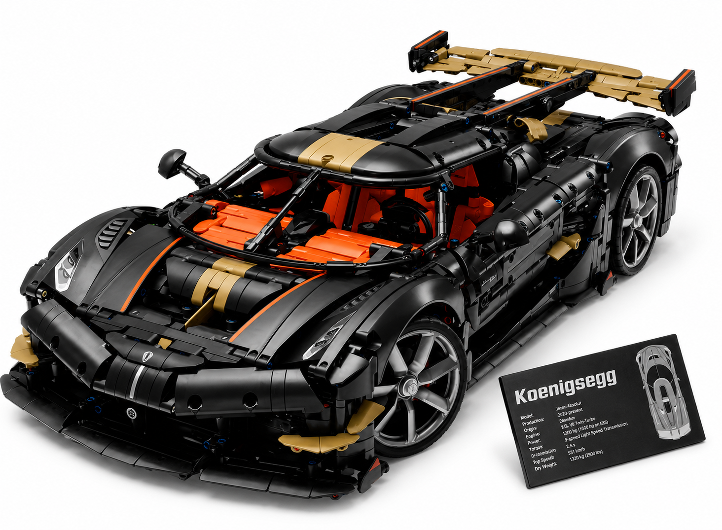 LEGO Technic Koenigsegg Sadairs Spear Megacar 42232 Building Set