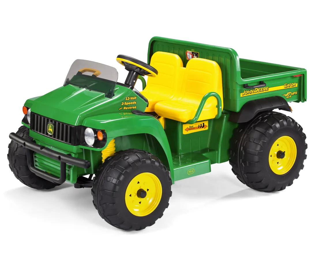 Peg Perego John Deere Gator HPX 12V Electric Ride-On Tractor Truck Toy