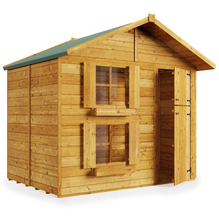 BillyOh Peardrop Extra Wooden Garden Playhouse Platform Stilt Tower Ladder