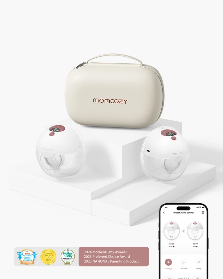 Momcozy M5 Smart Wearable Breast Pump App Control Electric Hands Free Single