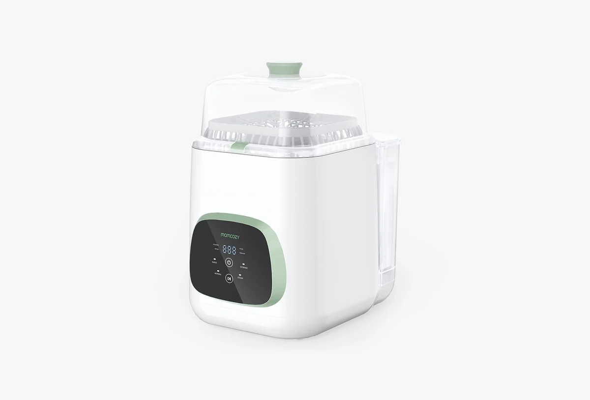 Momcozy KleanPal Pro Baby Bottle Washer Sterilizer Dryer Countertop White