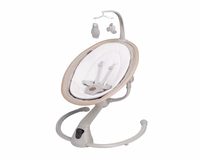 Maxi-Cosi Cassia Smart Electric Baby Swing 360 Rotation Motion Detector Essential Graphite