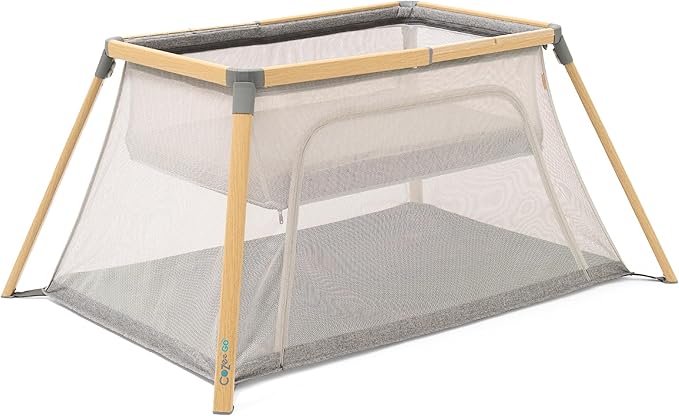 Tutti Bambini CoZee Go 3 in 1 Travel Cot Newborn Bassinet Floor Playpen Charcoal